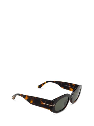 Tom Ford Full Frame Sunglasses In Animal Print