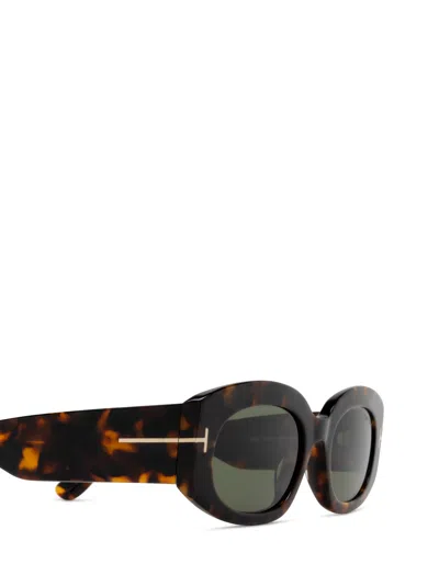 Tom Ford Full Frame Sunglasses In Animal Print