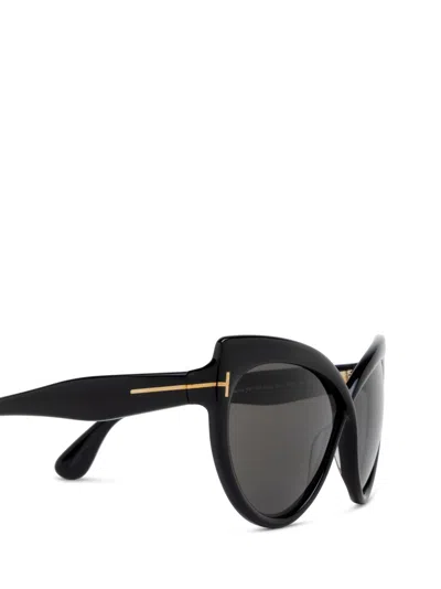 Tom Ford Eyewear Butterfly-frame Sunglasses In Black