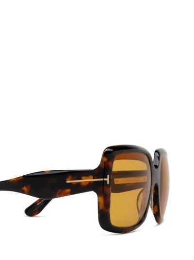 Tom Ford Eyewear Square-frame Sunglasses In Brown