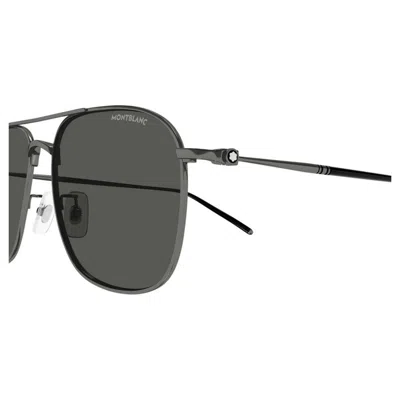 Montblanc Eyewear Pilot Frame Sunglasses In Black