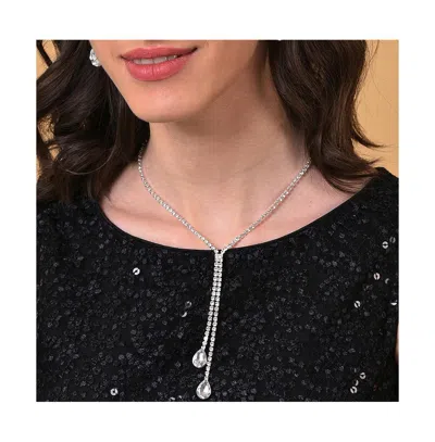 Sohi Crystal Jewellery Set In Metallic