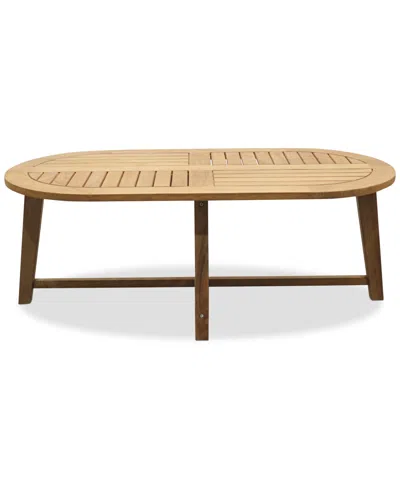 Macy's Bristol Coffee Table, Created For  In Brown