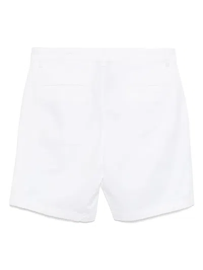 Emporio Armani Logo-patch Shorts In White