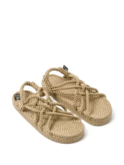 Nomadic State Of Mind Rope Platform Sandals In Neutral