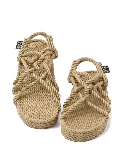 Nomadic State Of Mind Rope Platform Sandals In Neutral
