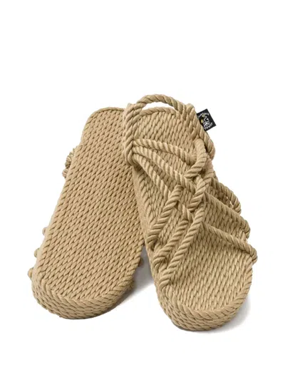 Nomadic State Of Mind Rope Platform Sandals In Neutral
