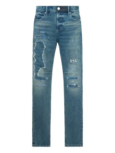 Rta Distressed Jeans In Blue