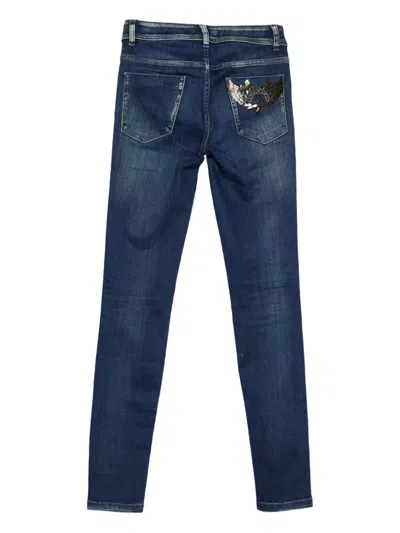 Pre-owned Just Cavalli Vintage Stretch-cotton Jeans