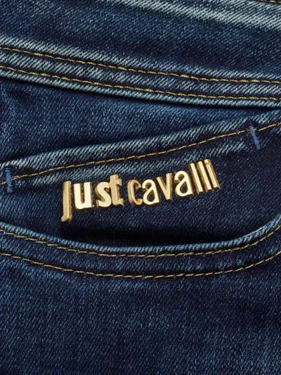 Pre-owned Just Cavalli Vintage Stretch-cotton Jeans