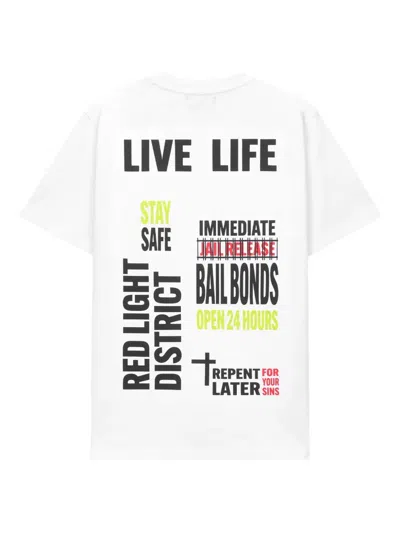 Rta Graphic-print T-shirt In White