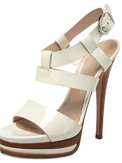 Pre-owned Casadei Vintage 140mm Patent-leather Platform Sandals