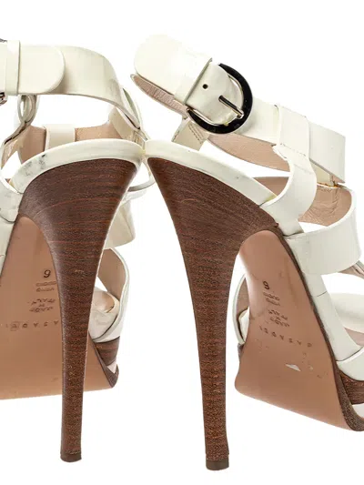 Pre-owned Casadei Vintage 140mm Patent-leather Platform Sandals