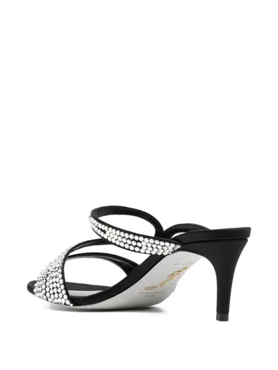 René Caovilla Morgana Loafers In Black