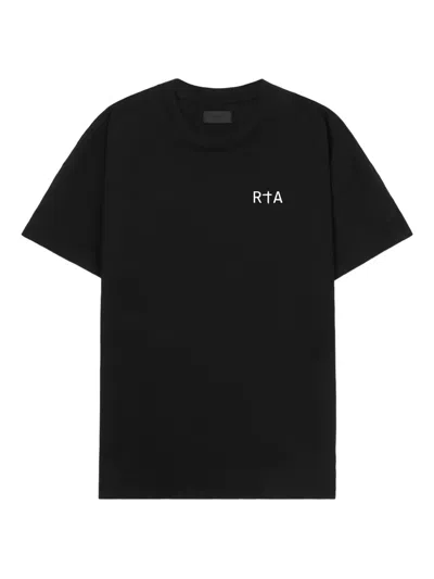Rta Logo-print T-shirt In Black