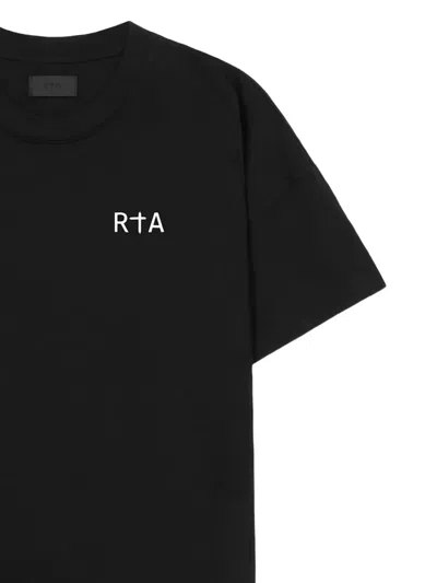 Rta Logo-print T-shirt In Black