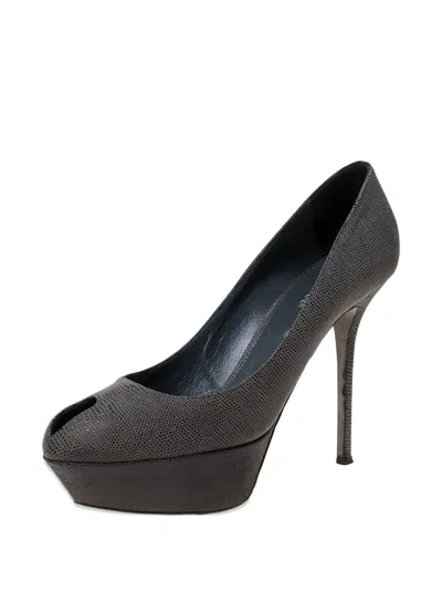 Pre-owned Sergio Rossi Vintage 2024 Platform Peep-toe Pumps