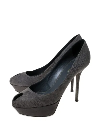 Pre-owned Sergio Rossi Vintage 2024 Platform Peep-toe Pumps