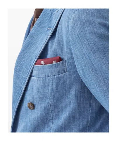 Brunello Cucinelli Silk Pocket Square In Brown