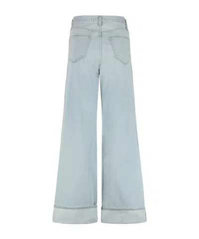 Agolde Jeans With Belt Loops In Blue