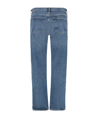 Agolde Jeans With Belt Loops In Blue
