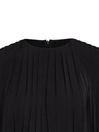 Vince Pleated Sleeveless A-line Top