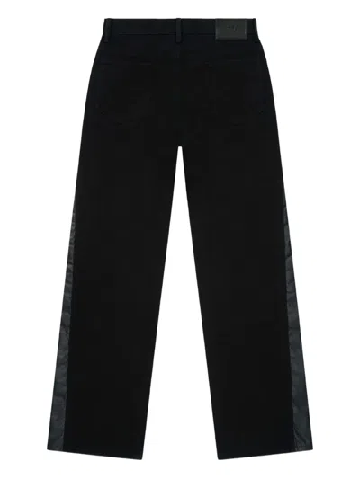 Rta Panelled Jeans In Black
