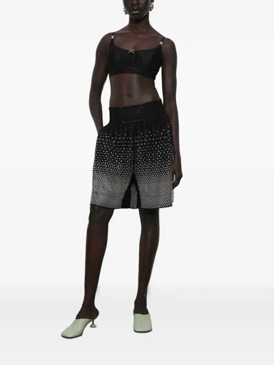 Rabanne Bow-embellished Tank Top In Black