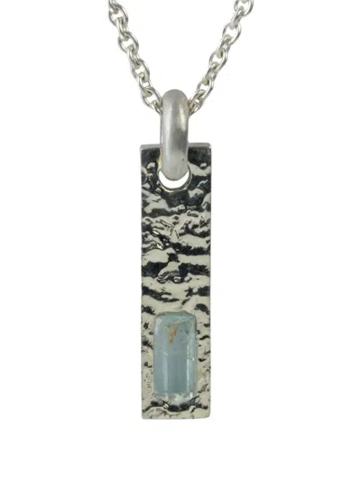 Parts Of Four Rectangular-frame Necklace In Metallic