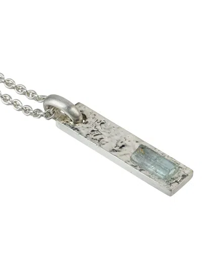 Parts Of Four Rectangular-frame Necklace In Metallic