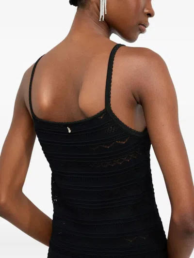 Liu •jo Ruffled Top In Black