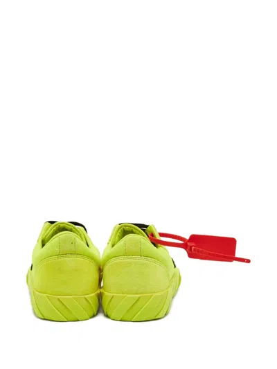 Pre-owned Off-white Vulcanized Low-top Sneakers In Green