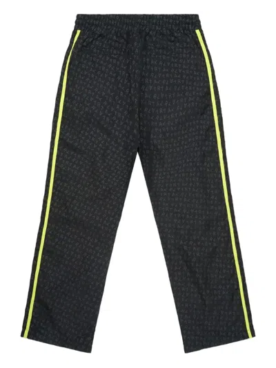 Rta Logo-print Side-stripe Trousers In Black
