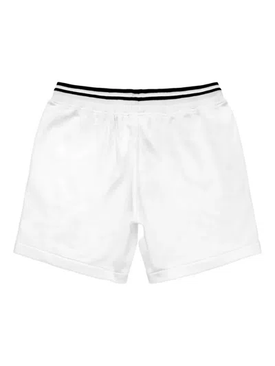 Rta Logo-embroidered Drawstring Shorts In White