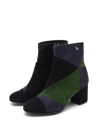 Pre-owned Zadig & Voltaire Patchwork Block-heels Boots
