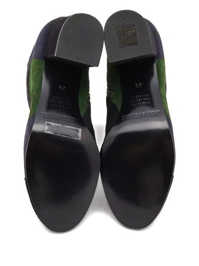 Pre-owned Zadig & Voltaire Patchwork Block-heels Boots