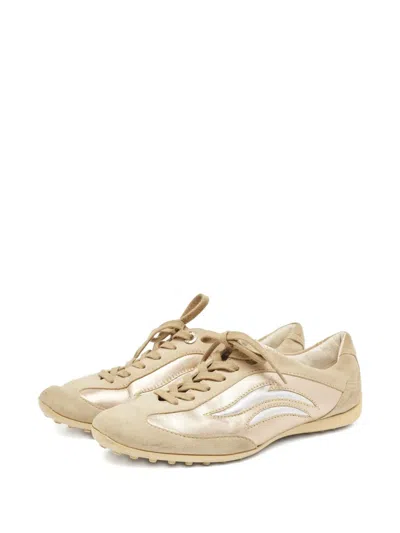 Pre-owned Tod's Vintage Low-top Suede Sneakers