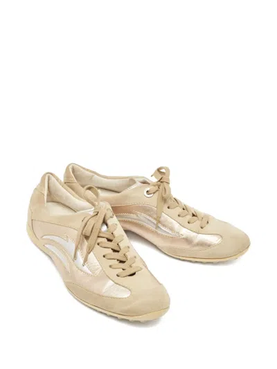 Pre-owned Tod's Vintage Low-top Suede Sneakers