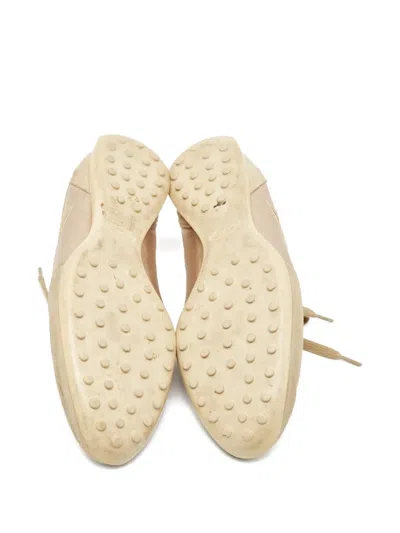 Pre-owned Tod's Vintage Low-top Suede Sneakers