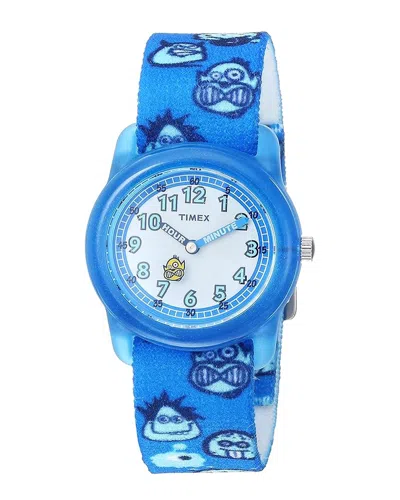 Timex 's Time Machines White Dial Watch In Blue