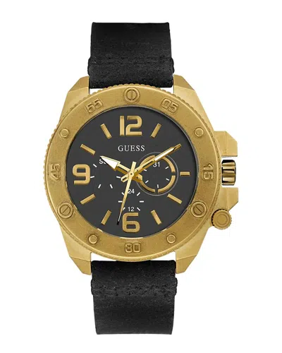 Guess Men's Viper Black Dial Watch In Black