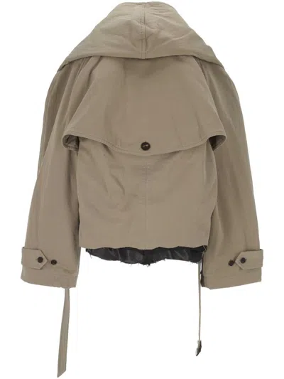 Balenciaga Deconstructed Cotton Twill Trench Coat