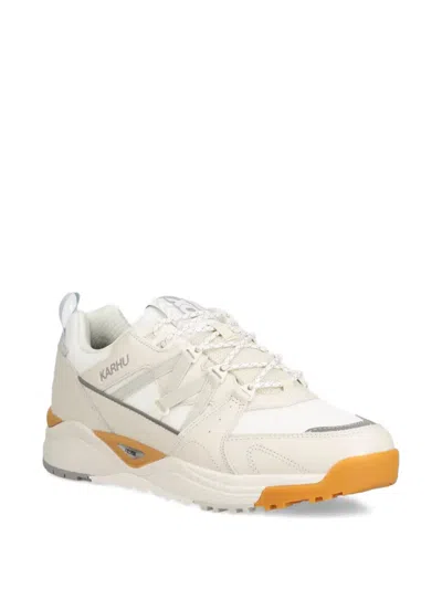 Karhu Fusion Xc Mesh-panelled Lace-up Sneakers In Neutral