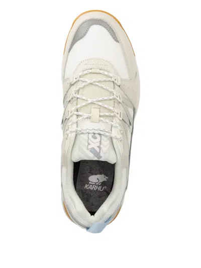Karhu Fusion Xc Mesh-panelled Lace-up Sneakers In Neutral