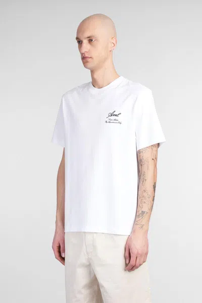 Axel Arigato Atelier T-shirt T-shirt In White Cotton In White