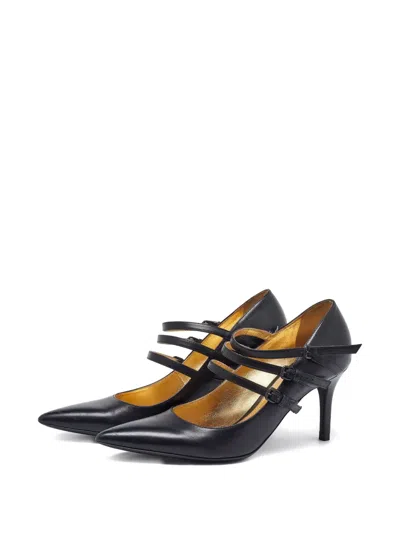 Pre-owned Bottega Veneta Leather Buckle Pumps