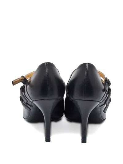 Pre-owned Bottega Veneta Leather Buckle Pumps