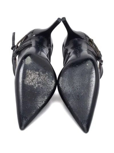 Pre-owned Bottega Veneta Leather Buckle Pumps