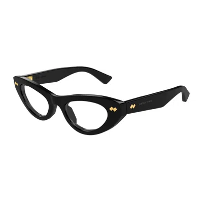 Bottega Veneta 1e4l4id0a Glasses In Black