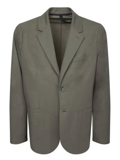 Harris Wharf London Dove Grey Rayon Jacket In Green